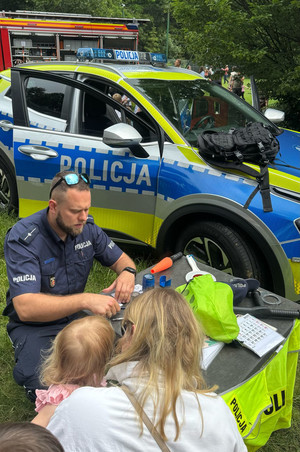 Policjant na pikniku