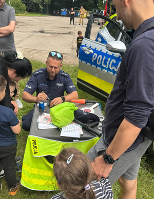 Policjant na pikniku