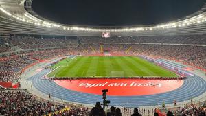 Widok stadionu.