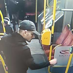 Wizerunek poszukiwanego mężczyzny.