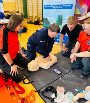 Policjant na targach