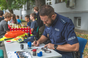Policjant na pikniku